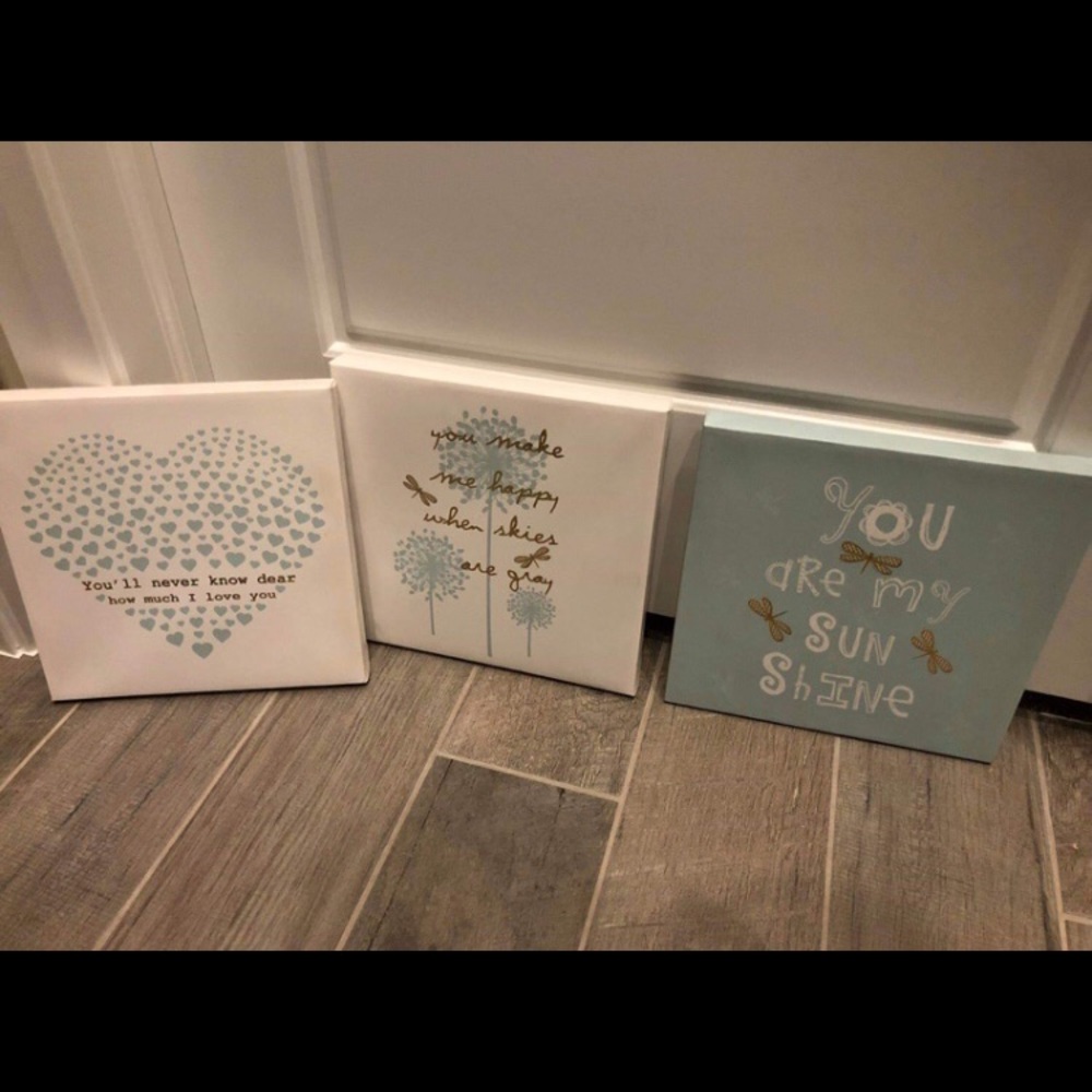 Set of 3 canvas prints